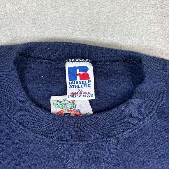 Vintage Florida Gators Russell Athletic Pullover Sweatshirt XL Made In USA 80’s - Picture 3 of 8